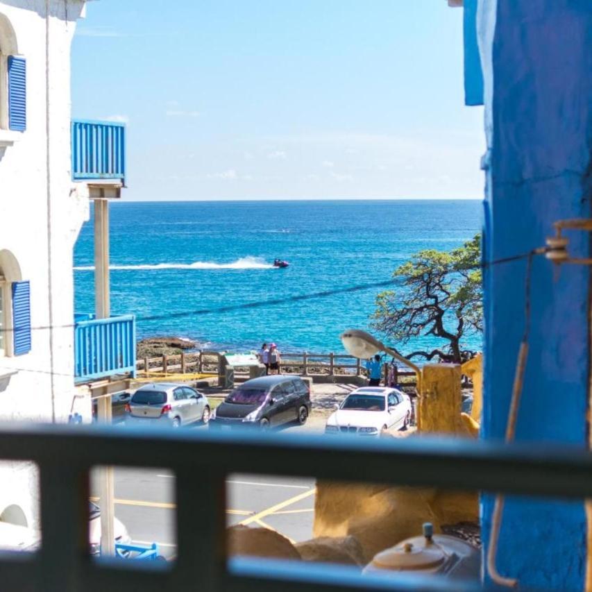 墾丁海景包棟船帆石海景五臥室villa Ig Kenting Timehouse Beach Villal 五餅二魚l住宿l包棟lktvl麻將l廚房l德州撲克桌遊i步行至沙灘三分鐘 Ig官網私密預約優惠i墾丁海景包棟i船帆石包棟i Cape Eluanbi Buitenkant foto
