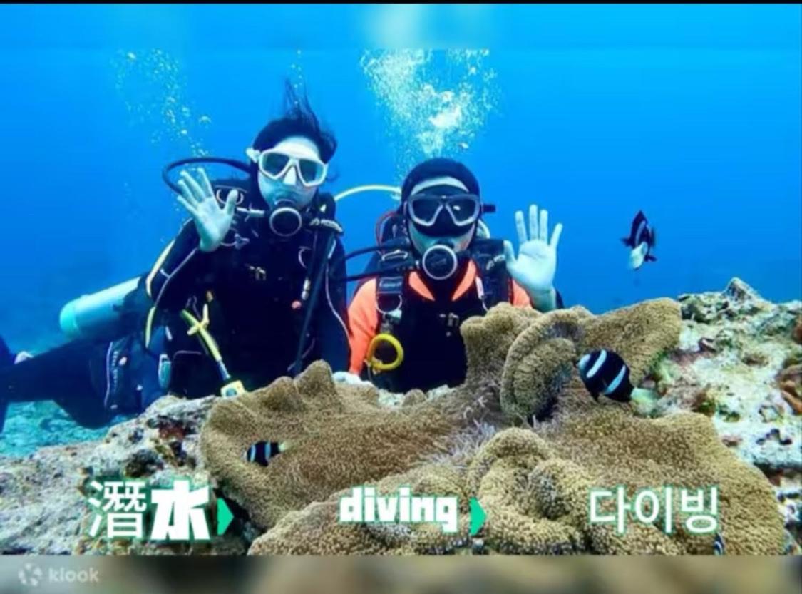 墾丁海景包棟船帆石海景五臥室villa Ig Kenting Timehouse Beach Villal 五餅二魚l住宿l包棟lktvl麻將l廚房l德州撲克桌遊i步行至沙灘三分鐘 Ig官網私密預約優惠i墾丁海景包棟i船帆石包棟i Cape Eluanbi Buitenkant foto